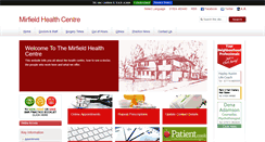 Desktop Screenshot of mirfield-healthcentre.co.uk