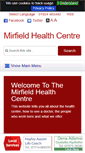 Mobile Screenshot of mirfield-healthcentre.co.uk